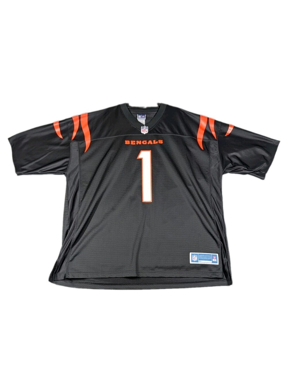 NFL Pro Line Mens 3XL Black JaMarr Chase 1 Bengals Football Jersey Stitched Mesh